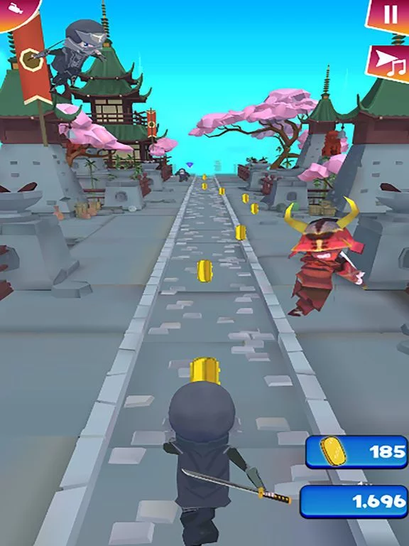 Изображение игры: Ninja 3D Runner - Shinobi Dash