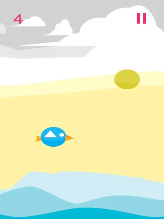 Изображение игры: Color bird Fly from color wall