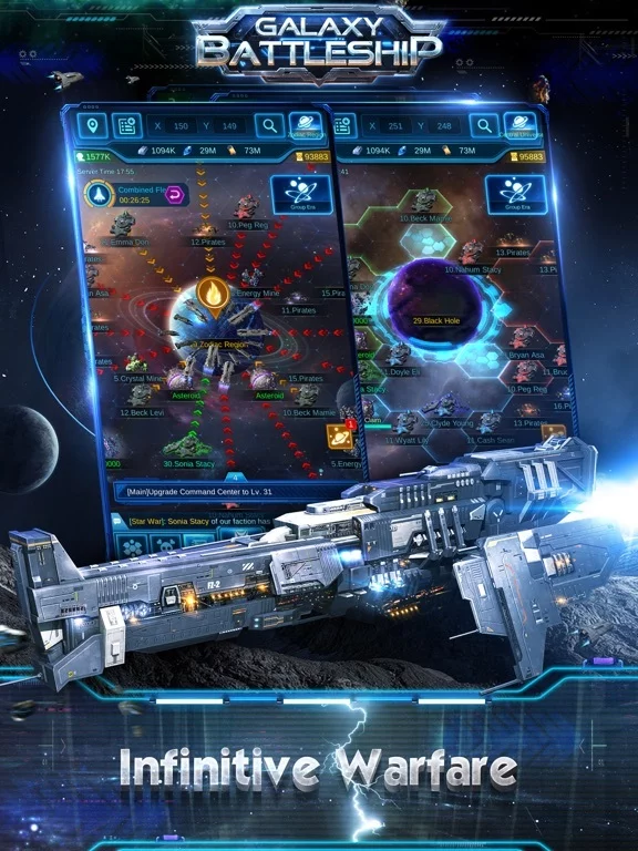 Изображение игры: Galaxy Battleship: Conquer