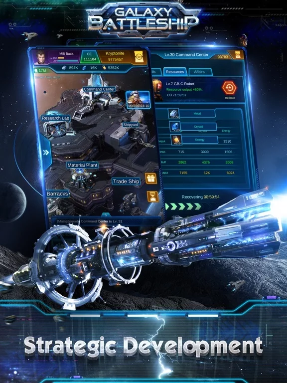Изображение игры: Galaxy Battleship: Conquer