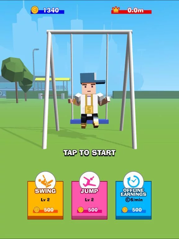 Изображение игры: Swing Jump 3D