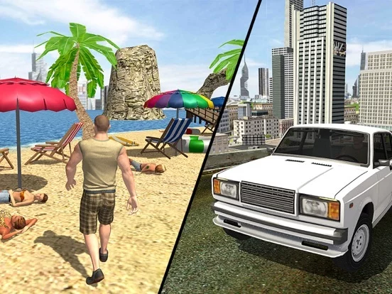 Изображение игры: Drive To Town