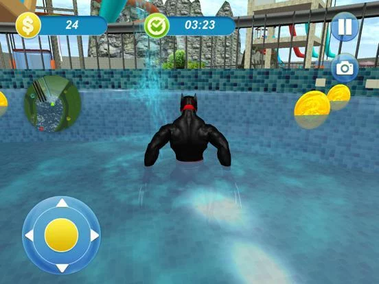 Изображение игры: Water Slide Superhero Game