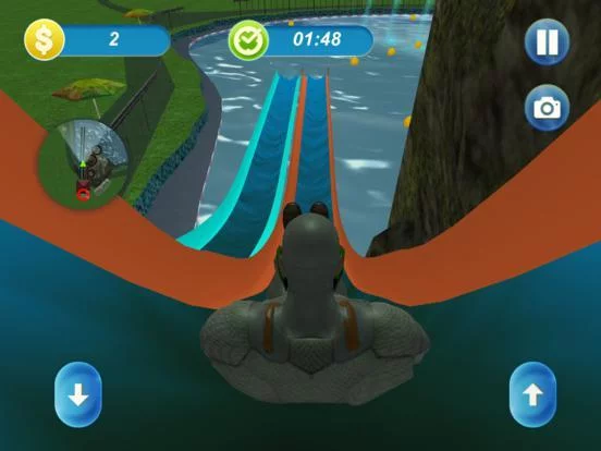 Изображение игры: Water Slide Superhero Game