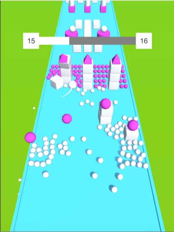Изображение игры: Color Fill 3D - Ball Bump