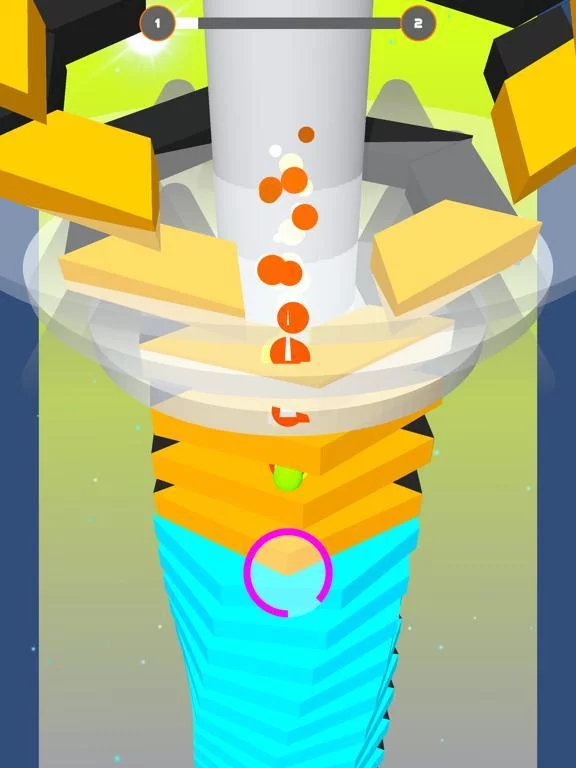 Изображение игры: Stack Ball - 3D Helix Tower