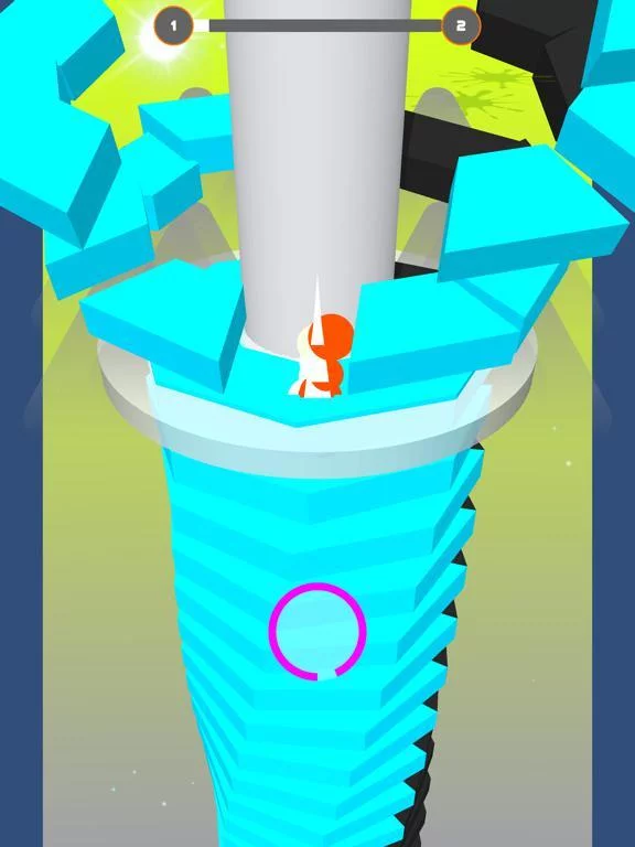 Изображение игры: Stack Ball - 3D Helix Tower
