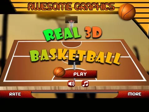 Изображение игры: Real 3d Basketball Full Game