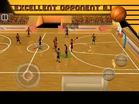 Изображение игры: Real 3d Basketball Full Game