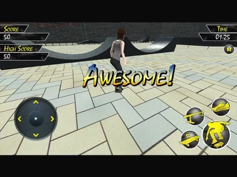 Изображение игры: Skater 3D Stunt