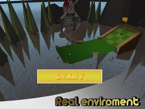 Изображение игры: Lets Play Mini Golf 3D