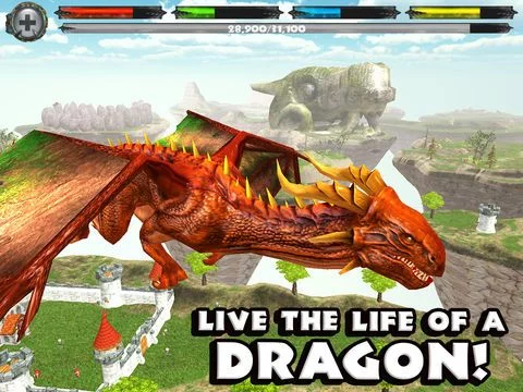 Изображение игры: World of Dragons: Dragon Simulator
