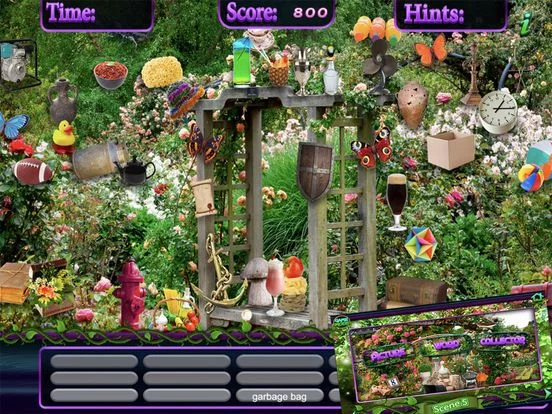 Изображение игры: Hidden Objects Secret Garden Passages Object Time