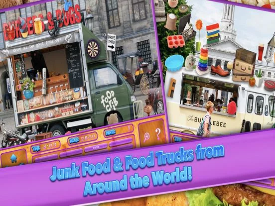 Изображение игры: Hidden Objects Food Truck - Junk Candy Object Time