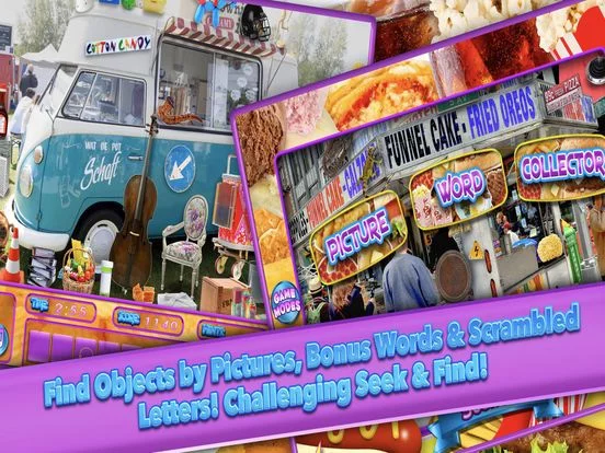 Изображение игры: Hidden Objects Food Truck - Junk Candy Object Time