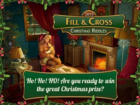 Изображение игры: Fill and Cross. Christmas Riddles Free