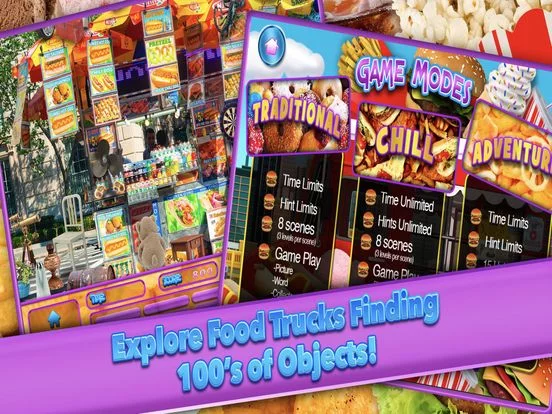 Изображение игры: Hidden Objects Food Truck - Junk Candy Object Time