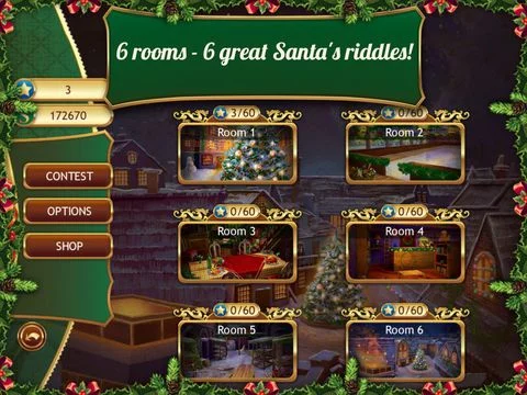 Изображение игры: Fill and Cross. Christmas Riddles Free