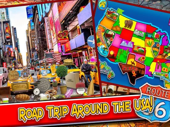 Изображение игры: Hidden Object Travel USA - New York & Hawaii Quest