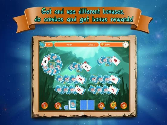 Изображение игры: Solitaire Doodle God HD Free