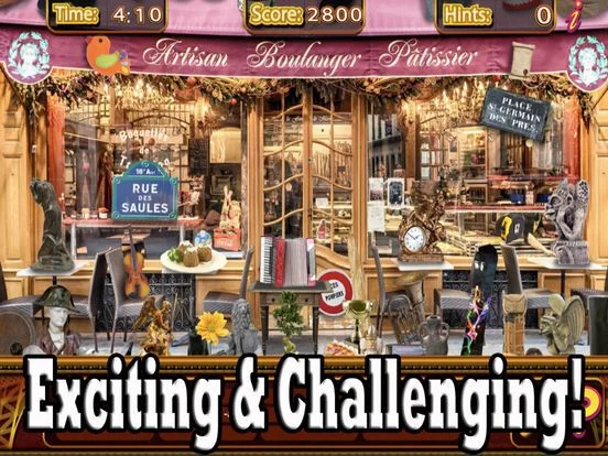 Изображение игры: Hidden Objects Paris Adventure Object Time Puzzle