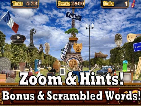 Изображение игры: Hidden Objects Paris Adventure Object Time Puzzle