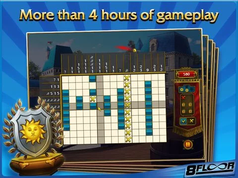 Изображение игры: Fill and Cross. Royal Riddles HD Free