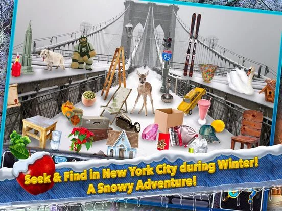 Изображение игры: Hidden Objects New York City Winter Object Time