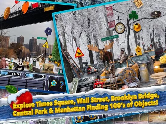 Изображение игры: Hidden Objects New York City Winter Object Time