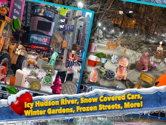 Изображение игры: Hidden Objects New York City Winter Object Time