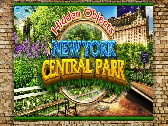 Изображение игры: Hidden Objects Central Park New York City Gardens