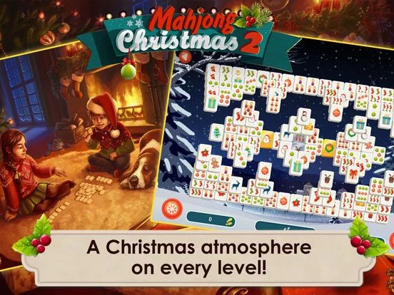 Изображение игры: Mahjong Christmas 2 Free