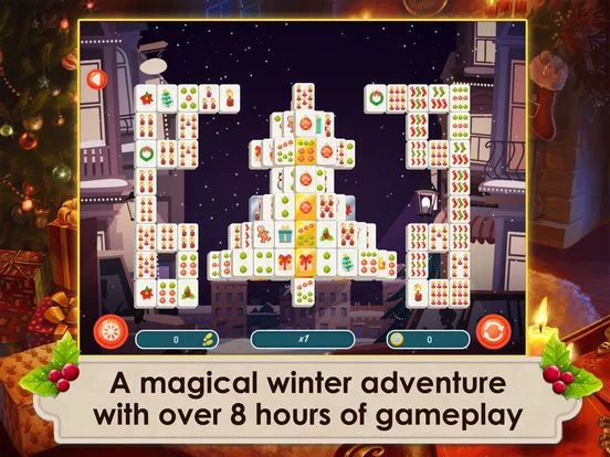 Изображение игры: Mahjong Christmas 2 Free