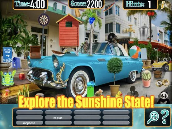 Изображение игры: Hidden Objects - Florida Adventure & Object Time