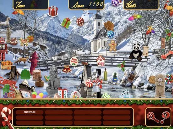Изображение игры: Hidden Objects Christmas Magic Celebration Time
