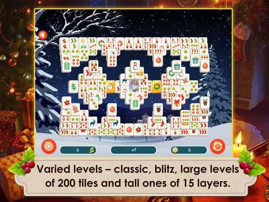 Изображение игры: Mahjong Christmas 2 Free