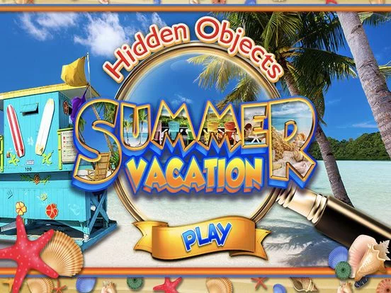 Изображение игры: Hidden Object Summer Beach Vacation Spy Objects