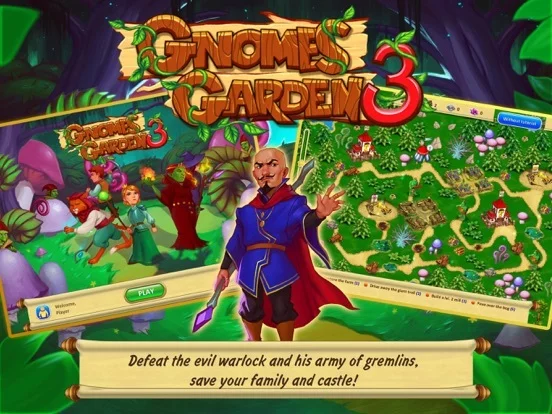 Изображение игры: Gnomes Garden: Stolen Castle