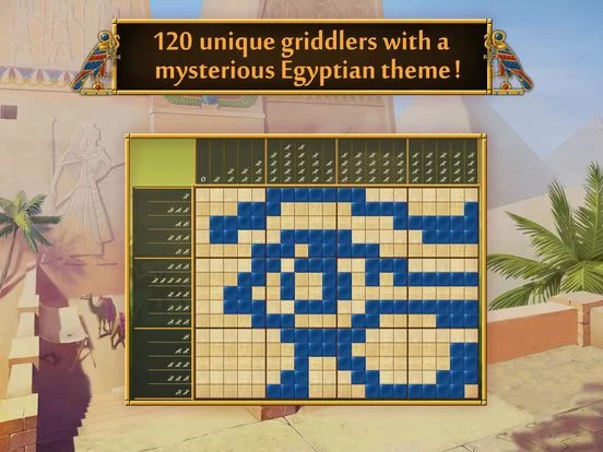 Изображение игры: Egypt Picross. Pharaoh's Riddles. Griddlers Game Free