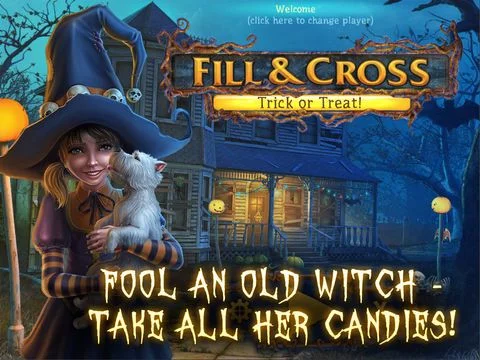 Изображение игры: Fill and Cross. Trick or Treat! Free
