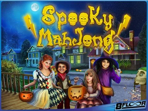 Изображение игры: Halloween Spooky Mahjong Free