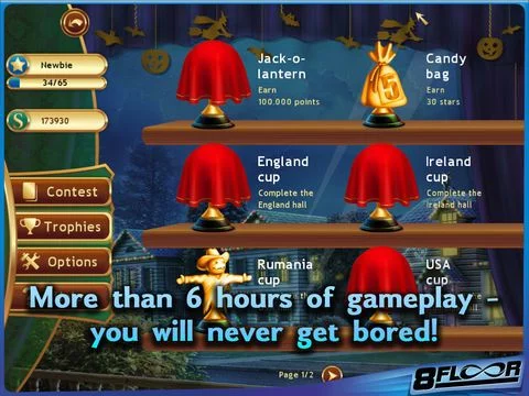 Изображение игры: Halloween Spooky Mahjong Free
