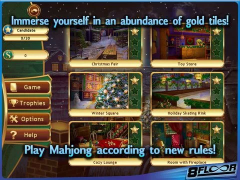 Изображение игры: Mahjong Christmas Free