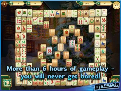 Изображение игры: Mahjong Christmas Free