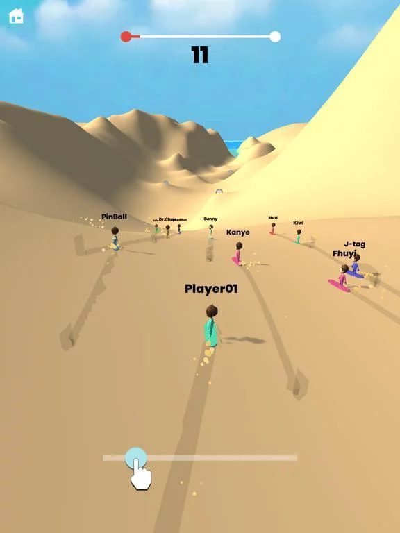 Изображение игры: Sand Surfing 3D