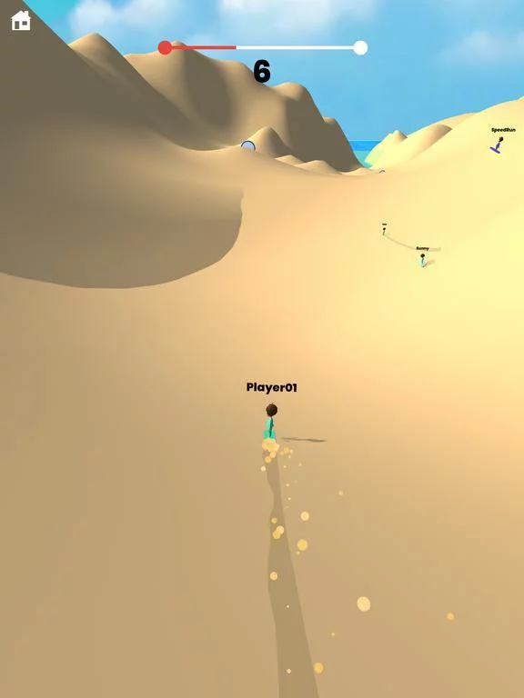 Изображение игры: Sand Surfing 3D