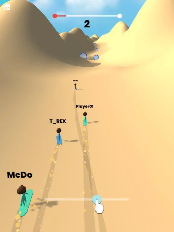 Изображение игры: Sand Surfing 3D