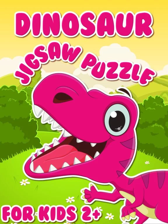 Изображение игры: Dinosaur Jigsaw Puzzle.s Free Toddler.s Kids Games