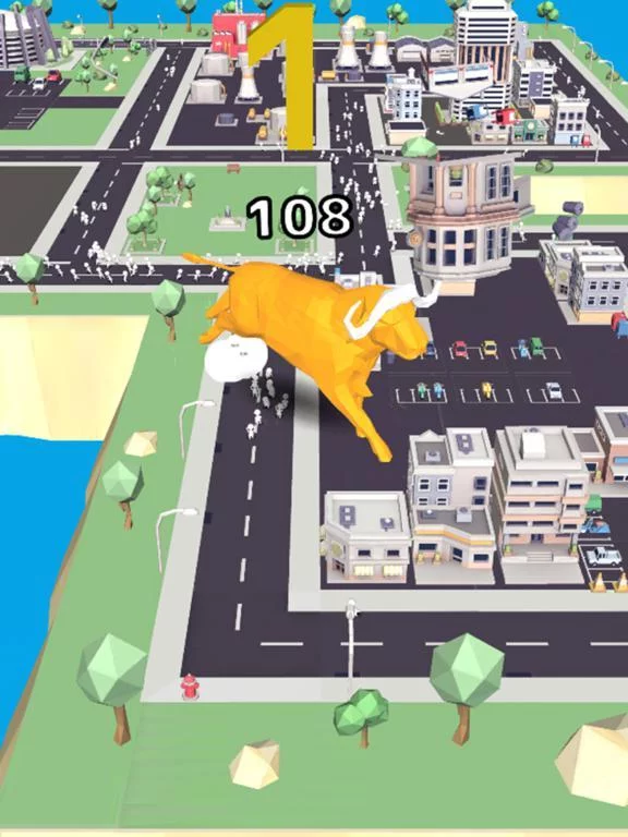 Изображение игры: Bulls Fight Battle Royale