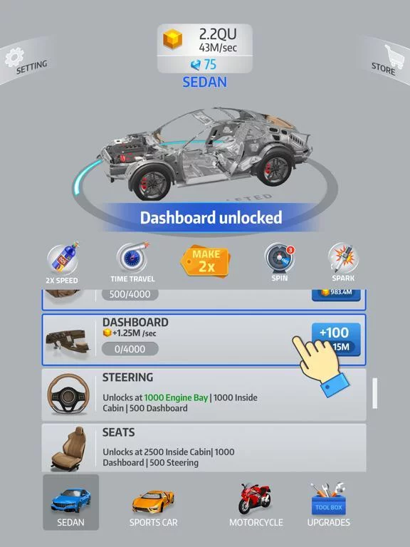 Изображение игры: Idle Car !